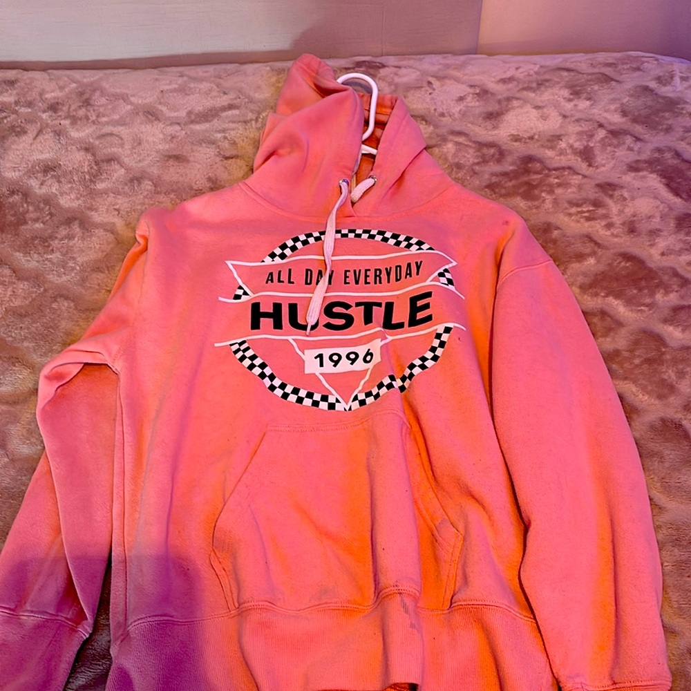 super cute pink hoodie!